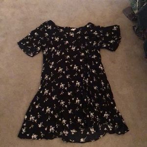 Front tie tea dress